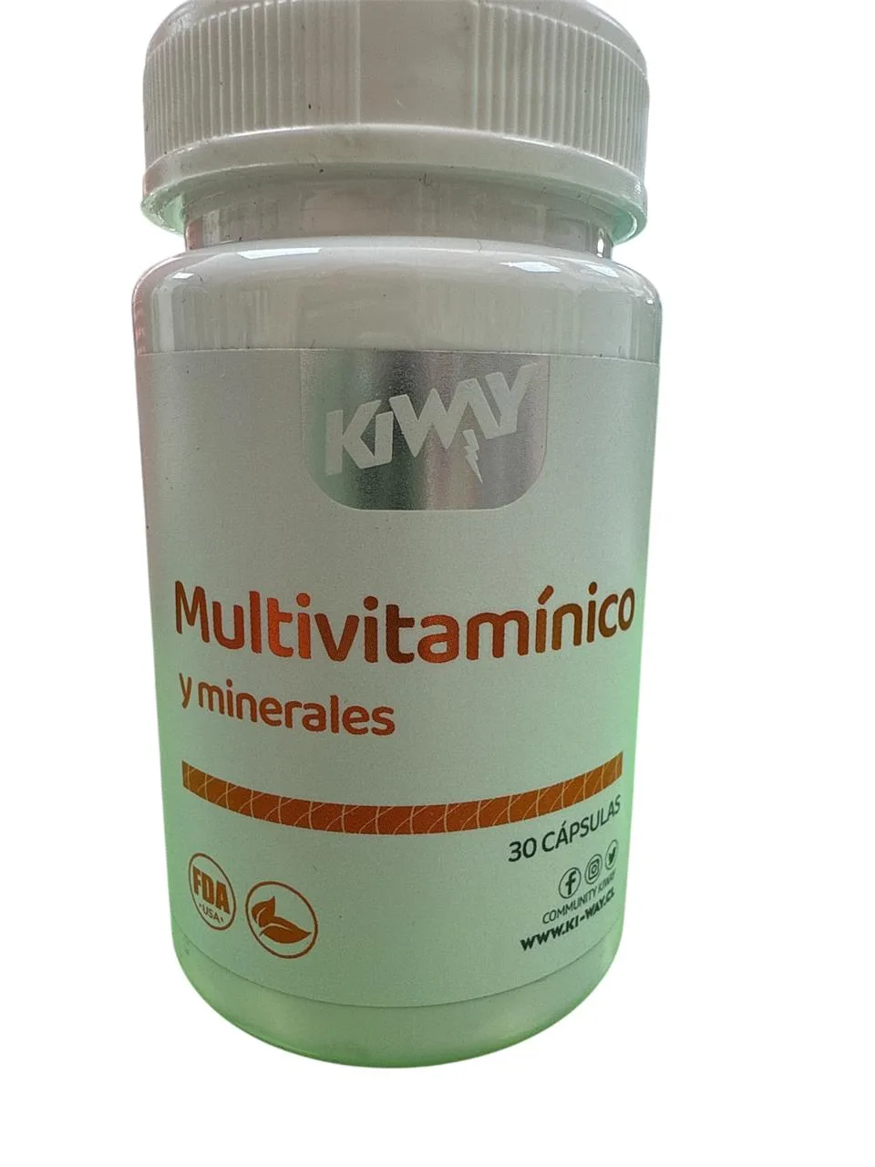 Multivitaminicos y minerales x 30 cápsulas KiWAY