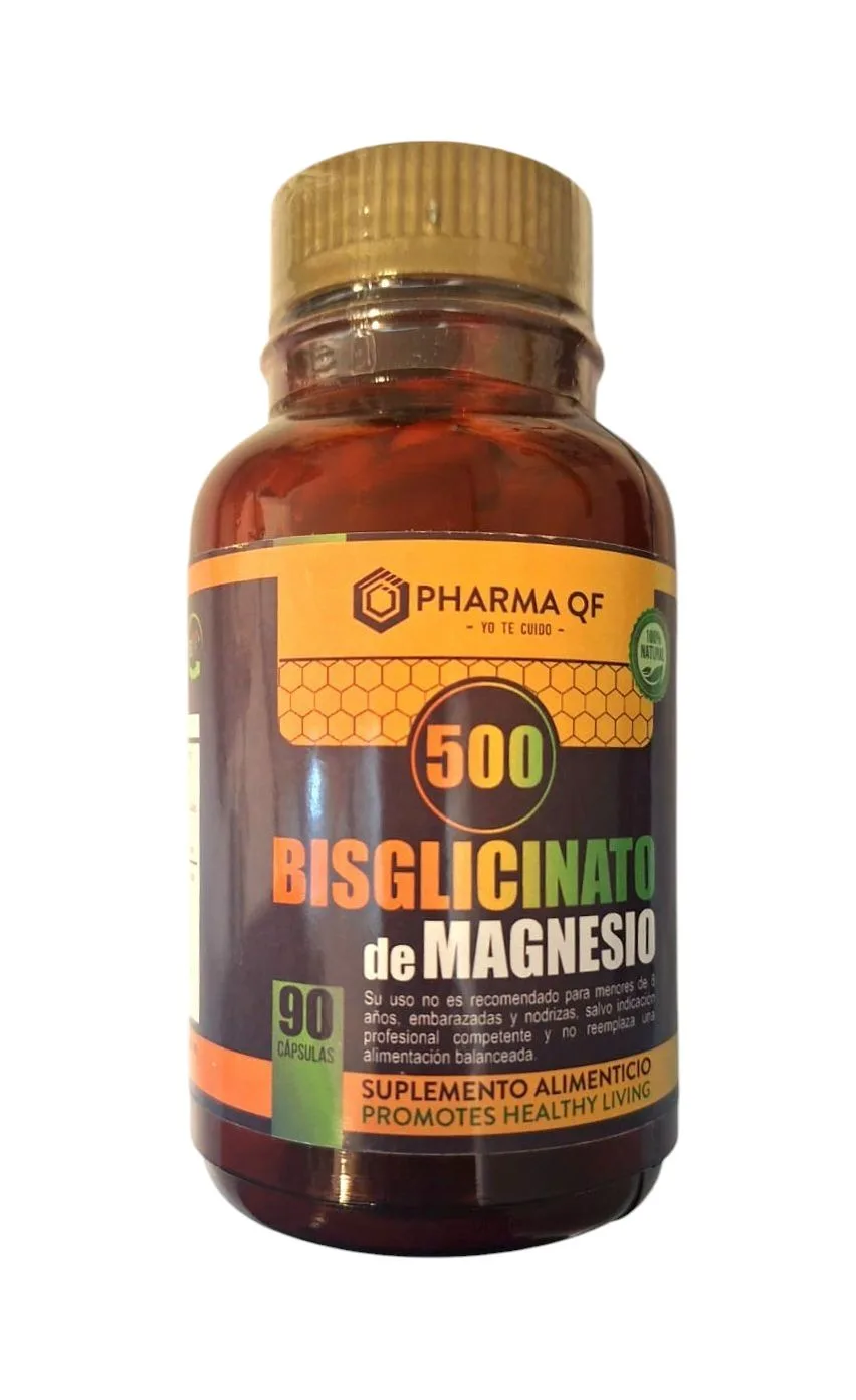 Bisglicinato de Magnesio 500 mg x 90 cápsulas