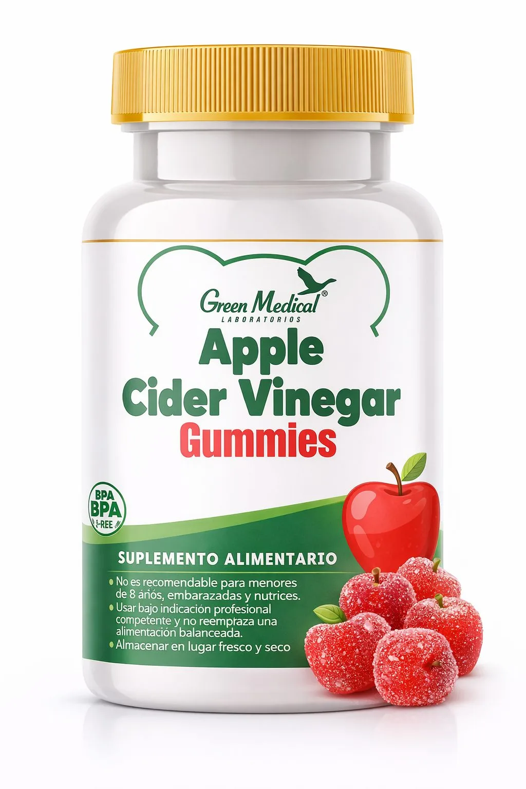 Apple Cider Vinegar Gummies x 30 unidades (Vinagre de manzana)