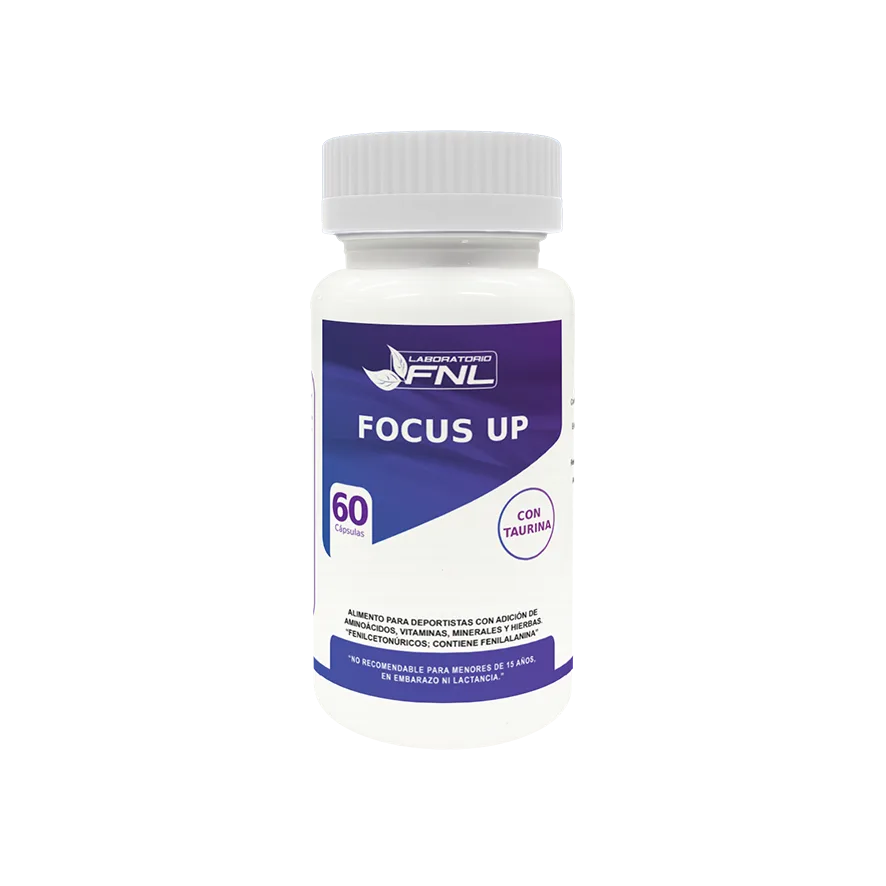 Focus Up (Fenilalanina/Schizandra/L de Soya/Taurina/L-Treonato Mg) x 60 capsulas