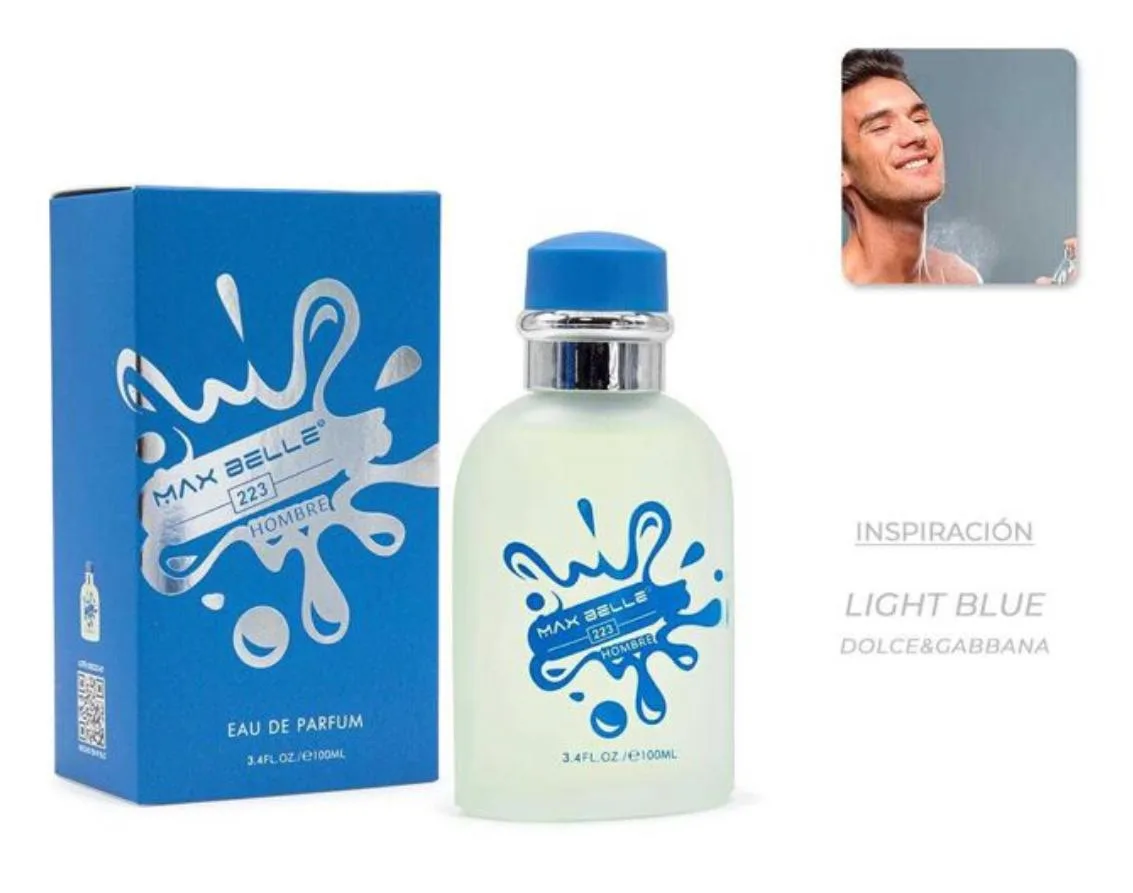 Eau da parfum 100 ml inspiración Light Blue Hombre